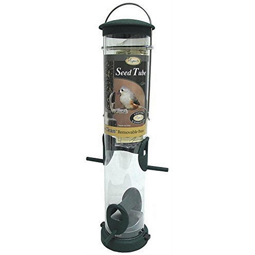 Aspects ASP424 Medium Spruce Quick Clean Tube Seed Feeder, 14" Image