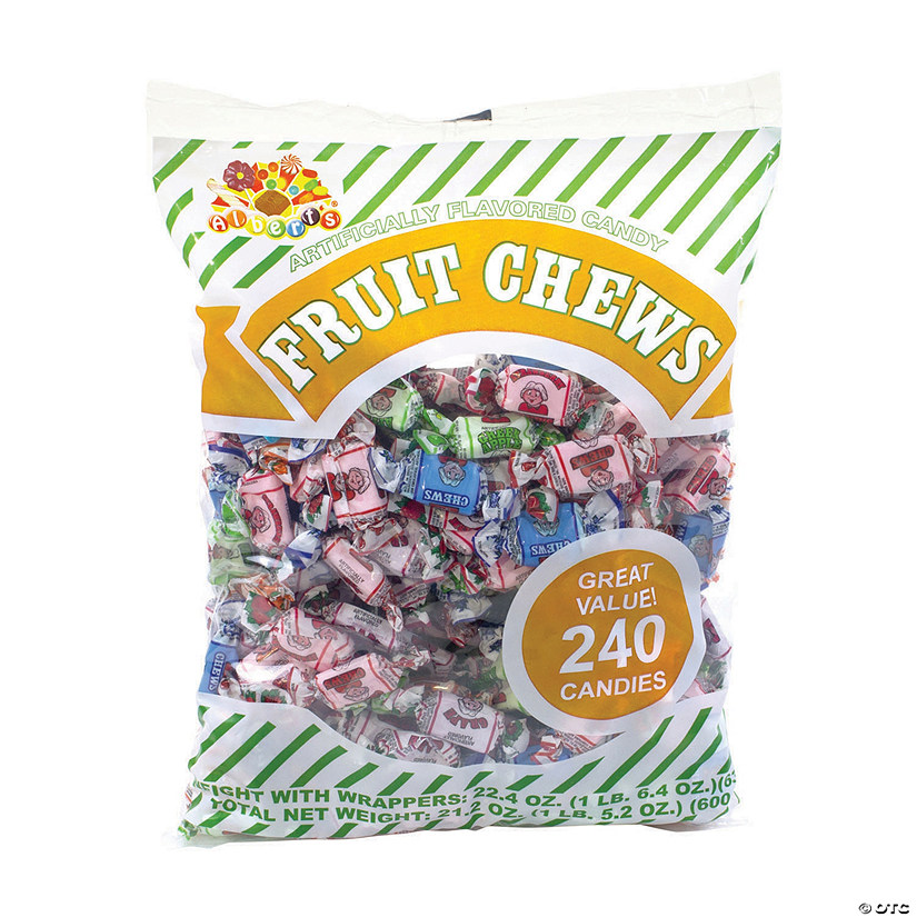 Assorted Fruit Chews, 240 Count Oriental Trading