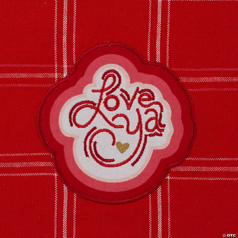 Asst Love Embellished Dishtowel (Set Of 4) Image
