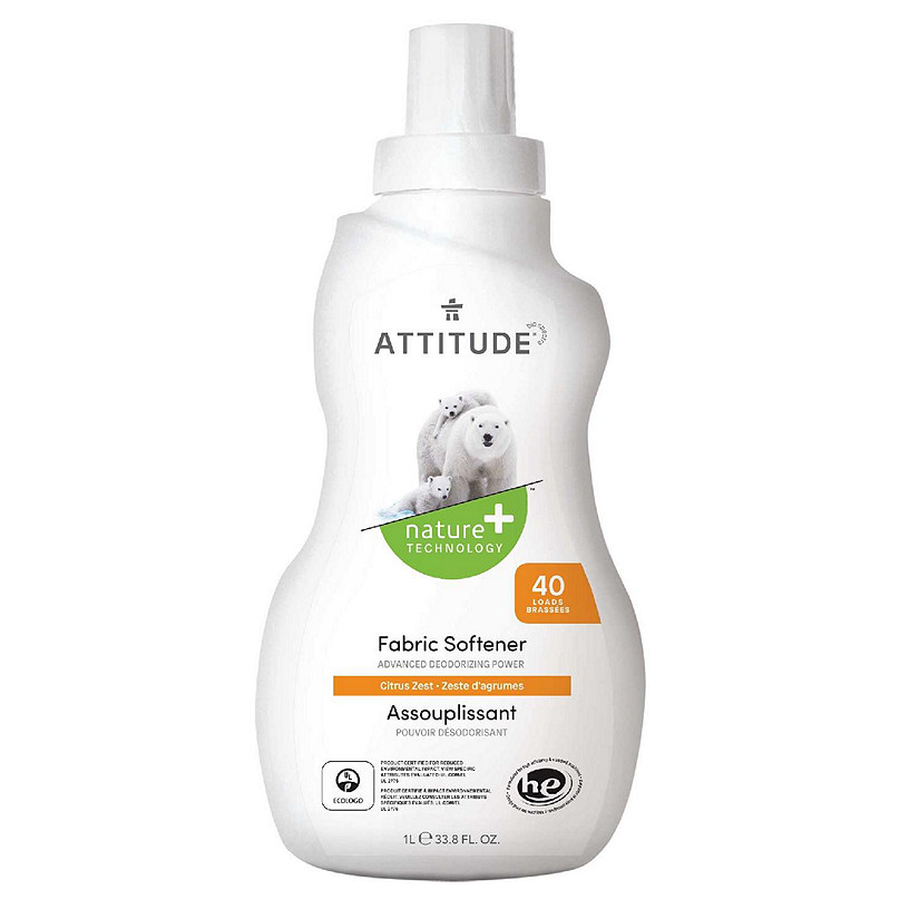 Attitude - Fabrid Softener Citrus Zest - 1 Each 1-33.8 OZ Image