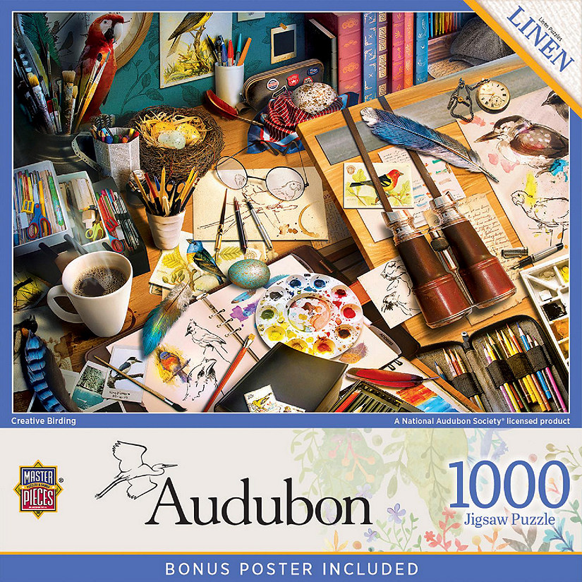 Audubon - Creative Birding 1000 Piece Jigsaw Puzzle Image