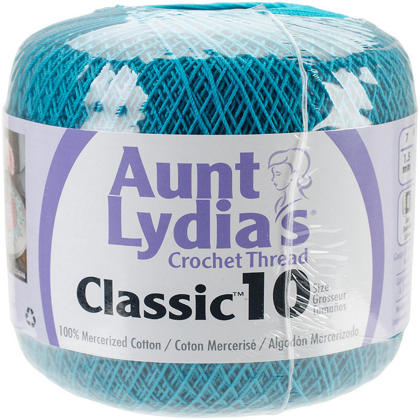 Aunt Lydia's Classic Crochet Thread Size 10-Peacock Image