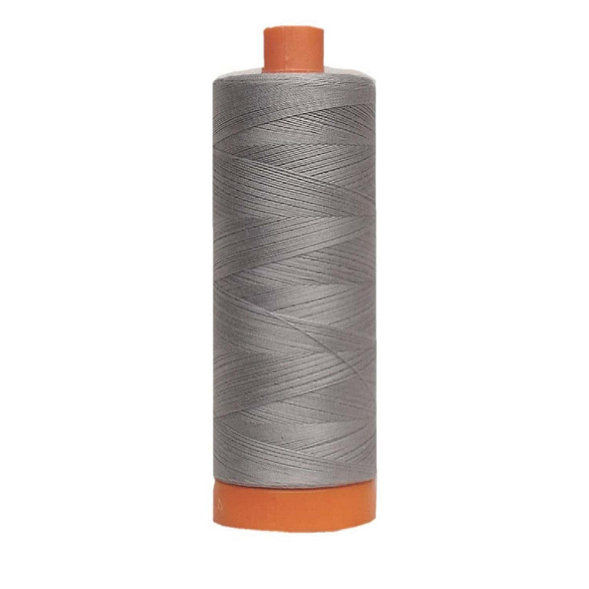 Aurifil Mako Cotton Quilting Thread - 50 wt. - #2605 Grey 1420 yd. Image