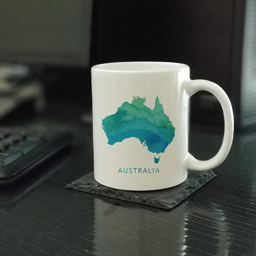 Australia Aqua Blue Water Ceramic Mug Image