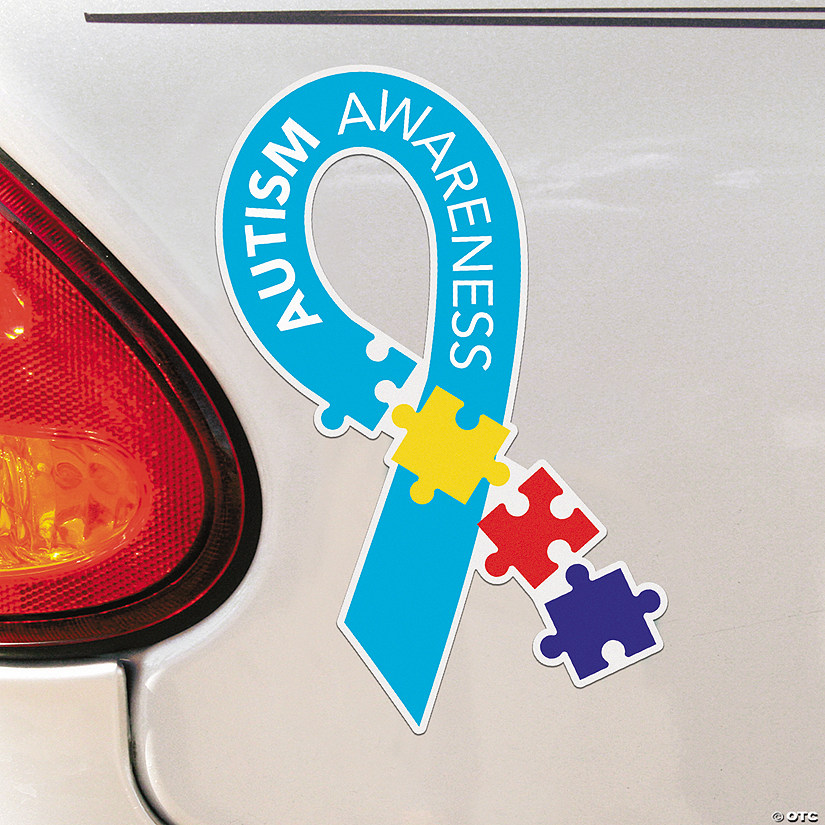 Autism Awareness Car Magnets - 12 Pc. Image