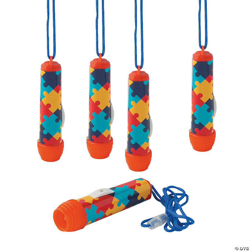 Autism Flashlights on a Rope - 12 Pc. Image