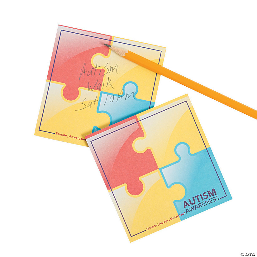 Autism Sticky Notes - 12 Pc. Image
