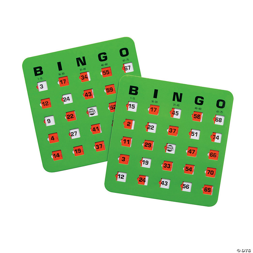 Automatic Bingo Cards | Oriental Trading