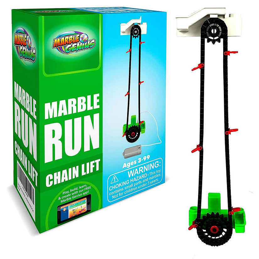 Automatic Chain Lift - The Perfect 1 Piece Marble Run