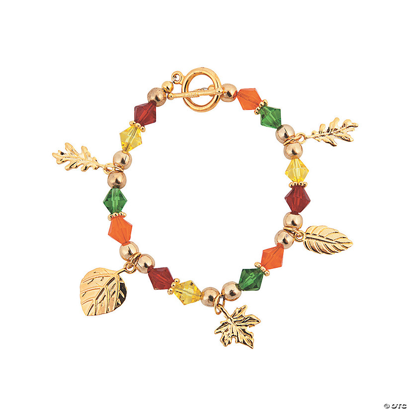 Autumn Crystal Charm Bracelet Kit Oriental Trading