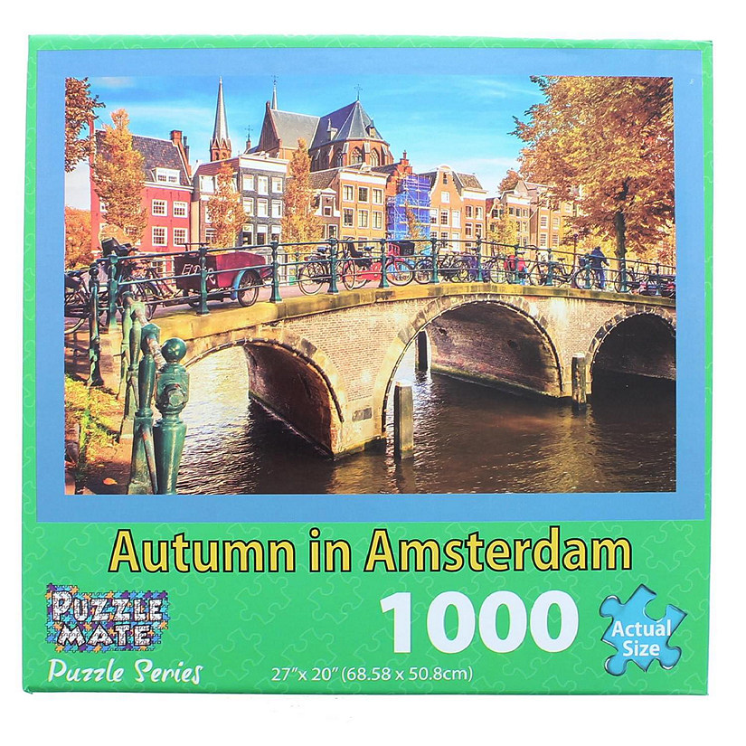 Autumn In Amsterdam 1000 Piece Jigsaw Puzzle Image