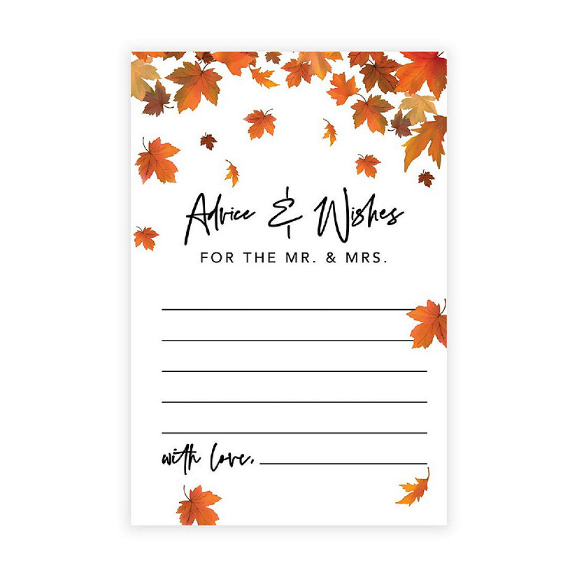 Autumn Maple Leaves Advice 4x6IN 56PC Image