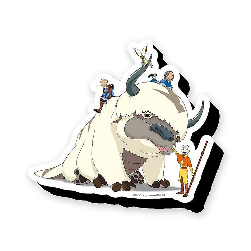 Avatar The Last Airbender Appa & Gang Funky Chunky Magnet Image