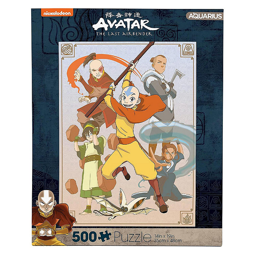 Avatar The Last Airbender Cast 500 Piece Jigsaw Puzzle Image