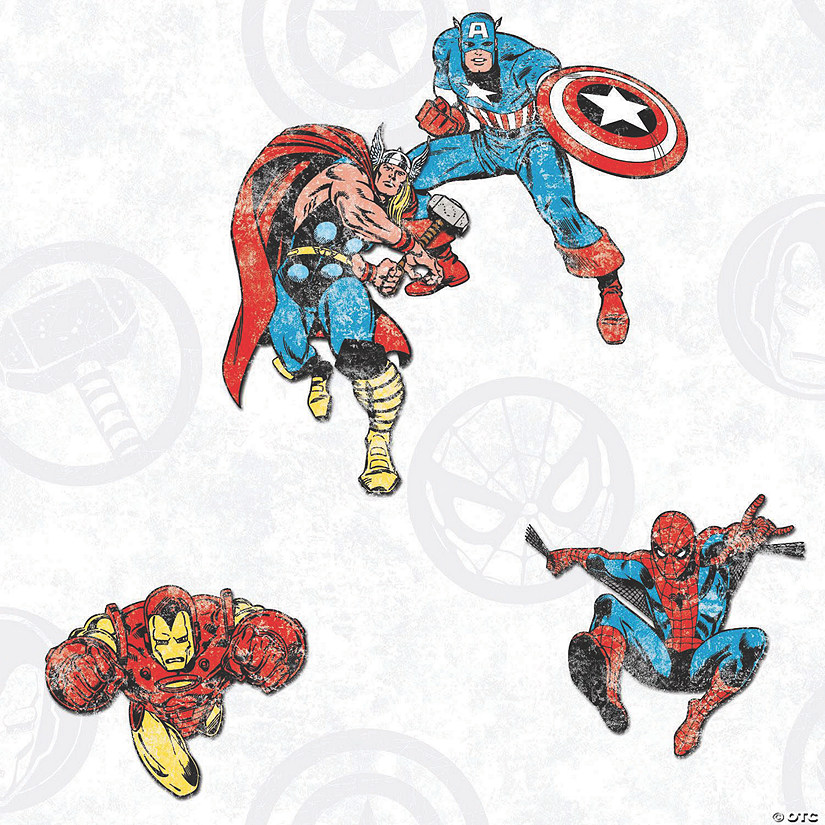 Avengers Classic Peel & Stick Wallpaper Image