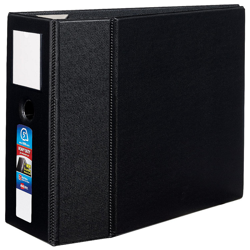 Avery HeavyDuty Black 5" Binder (79996) Oriental Trading