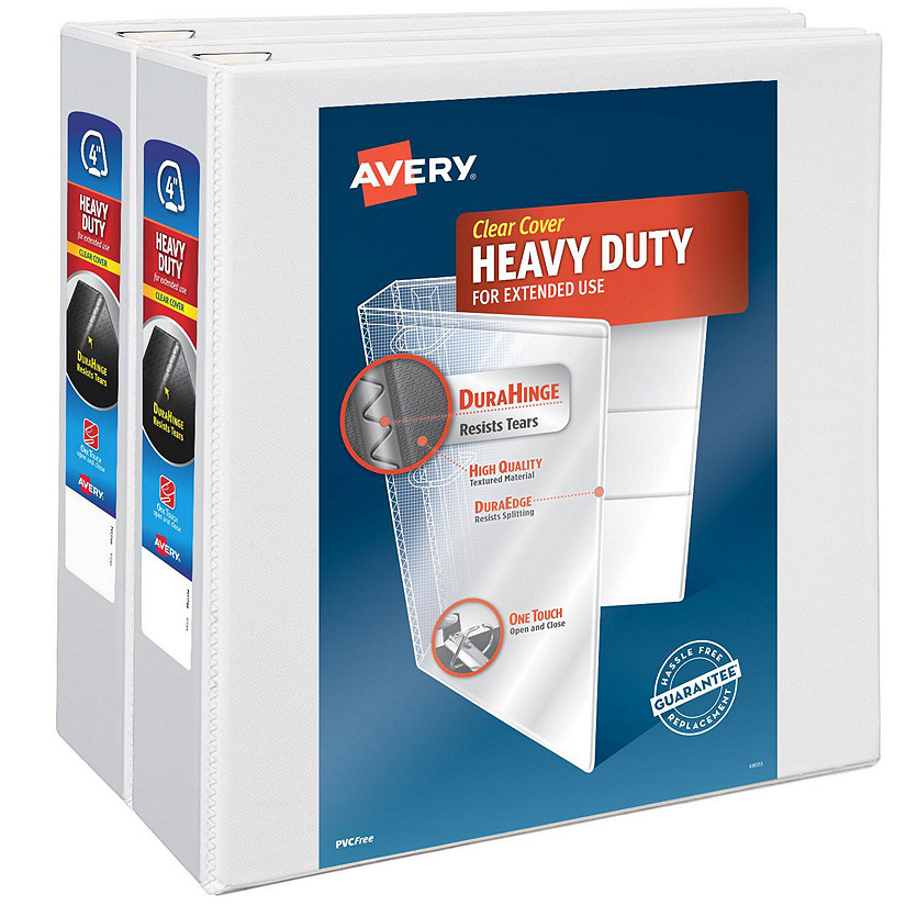 Avery Heavy-Duty View Binder, 4