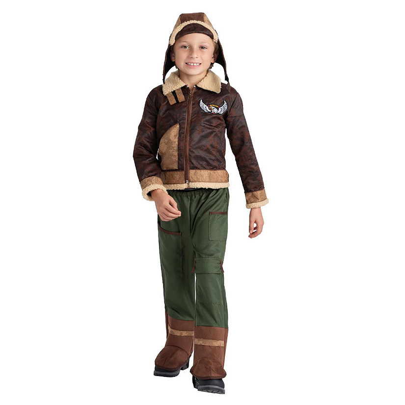 Aviator Costume Kids Size S Image