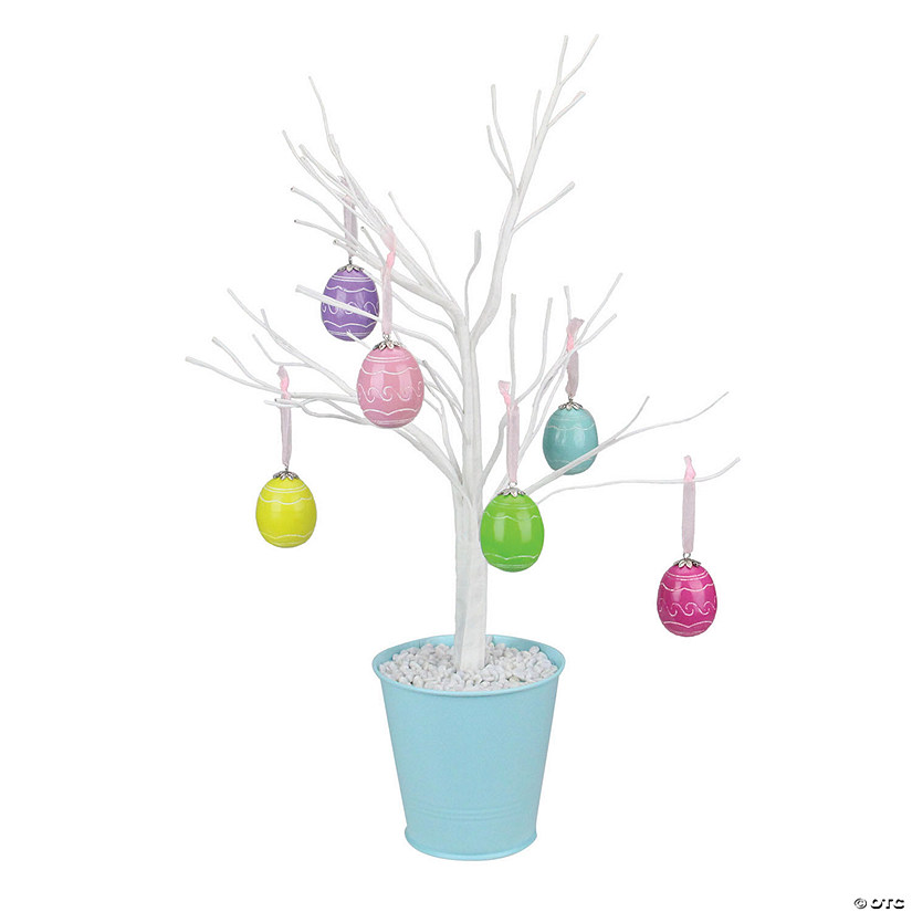 Avon 18" Pastel Colored Spring Easter Egg Table Top Tree Image