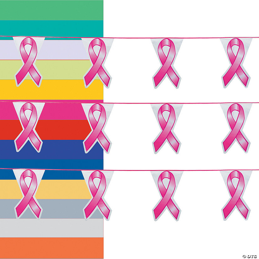 Awareness Ribbon Pennant Banner Image
