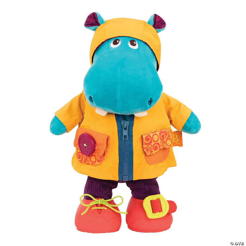 B. toys Interactive Plush Dress Me Hippo Image