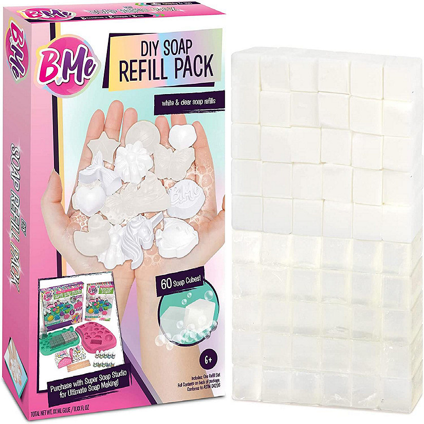B Me DIY Soap Making Kit Refill Pack - 60 Soap Cubes for The Super Soap Studio Kit Image