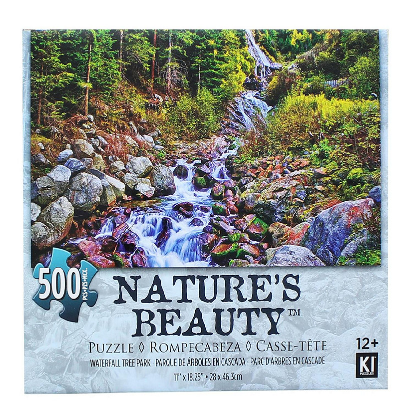 Babbling Brook 500 Piece Natures Beauty Jigsaw Puzzle Image