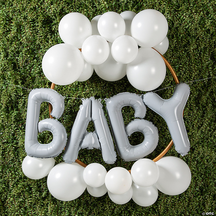 Baby Balloon Wreath Decoration - 44 Pc Image