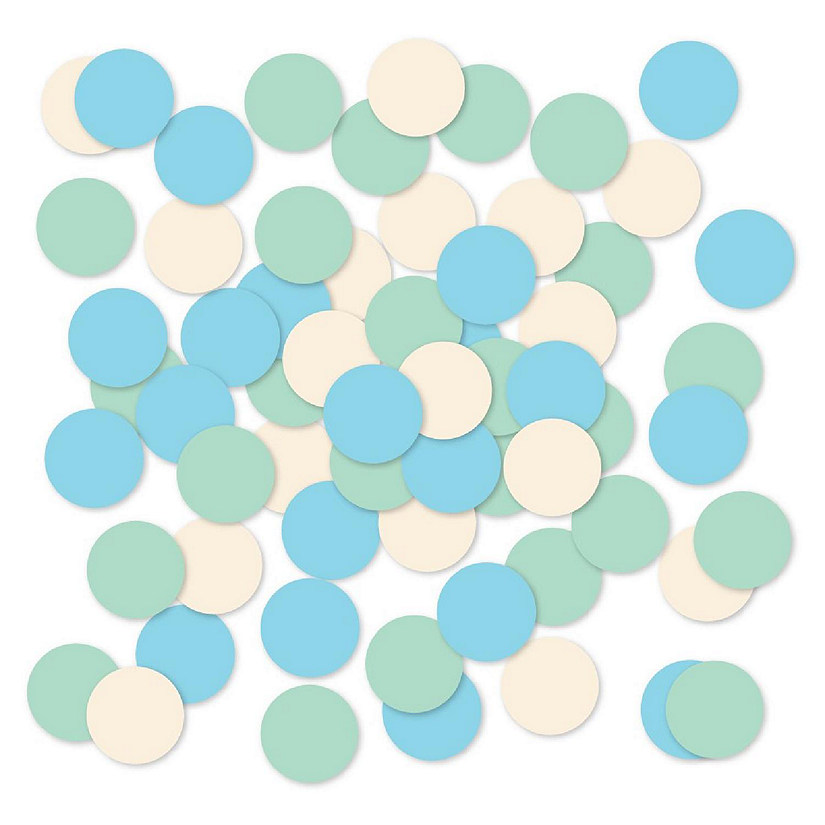 Baby Blue Ivory Mint Confetti, 180-Pack Image