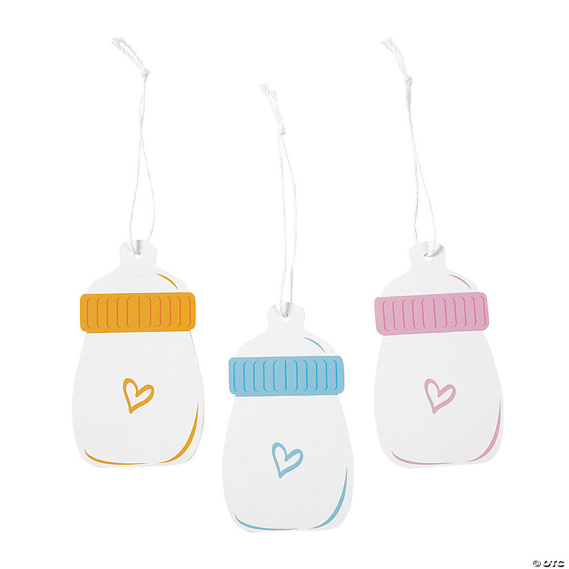 Baby Bottle Favor Tags &#8211; 24 Pc. Image