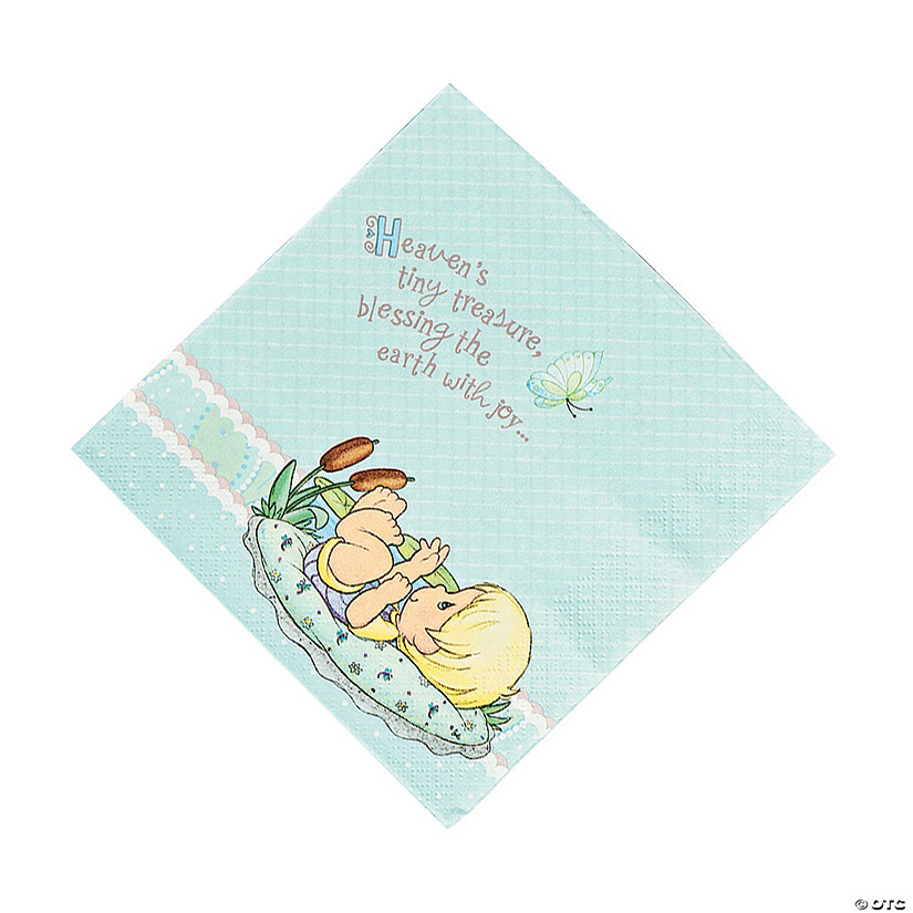 Baby Boy Precious Moments® Baby Shower Lunch Napkins ...