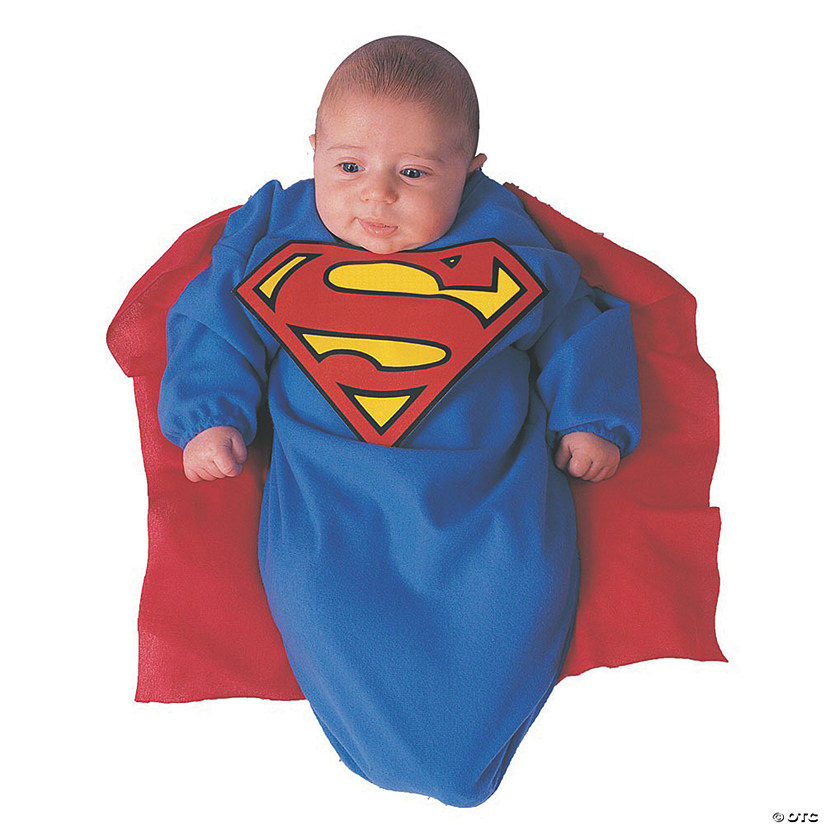 Baby Boy&#8217;s Deluxe Superman&#8482; Bunting Costume - 0-9 Months Image