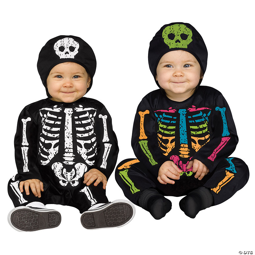 Baby Colorful Skeleton Costume Image