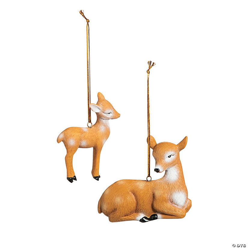 Baby Deer Ornaments - 12 Pc. Image