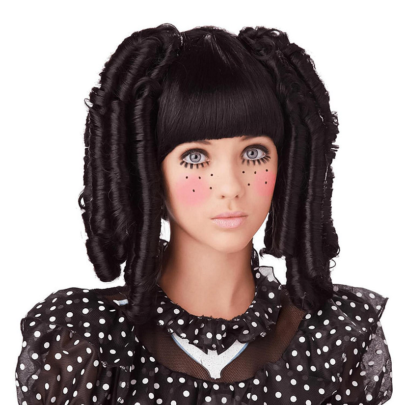 Baby Doll Curls With Bangs Costume Wig Image