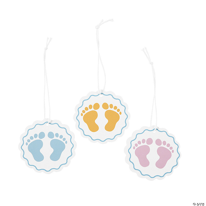 Baby Feet Favor Tags &#8211; 24 Pc.  Image