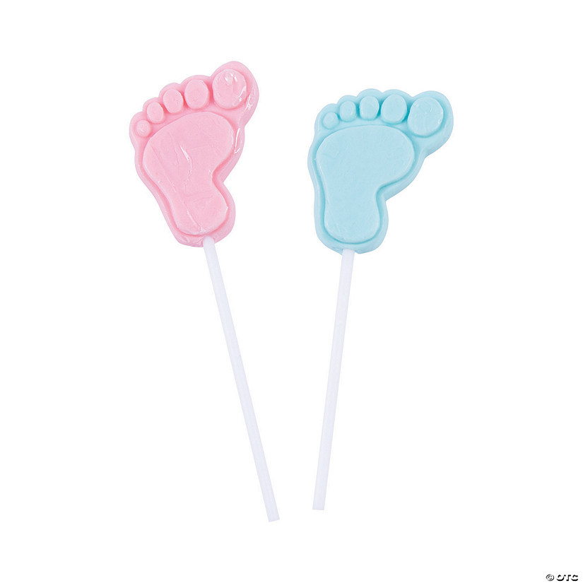 Baby Feet Lollipops - 12 Pc. Image