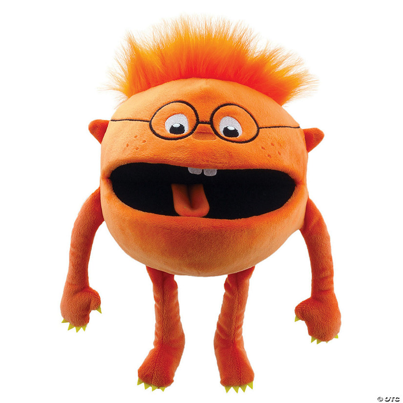 Baby Monster Plush Puppet: Orange Image