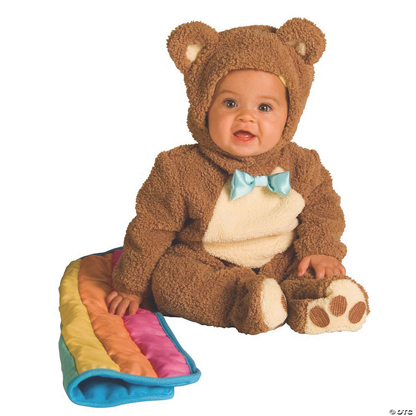 Baby Oatmeal Bear with Rainbow Blankee Costume - 6-12 Months Image