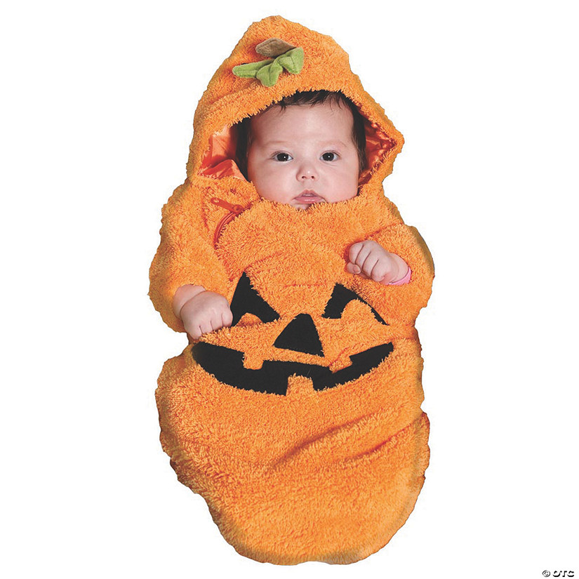Baby Pumpkin Bunting Costume - 0-6 Months Image