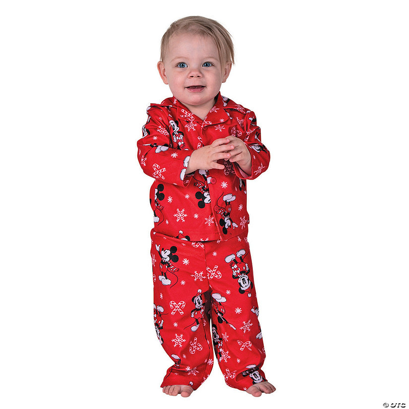 Baby&#8217;s Mickey Mouse Christmas Pajamas Image