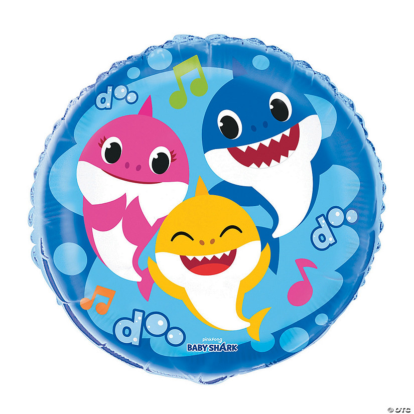 Baby Shark 18" Mylar Balloon Image
