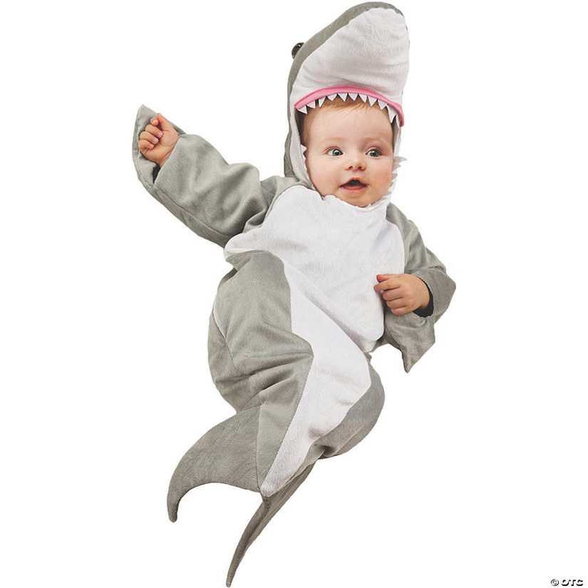 Baby Shark Bunting Costume - 0-6 Months Image
