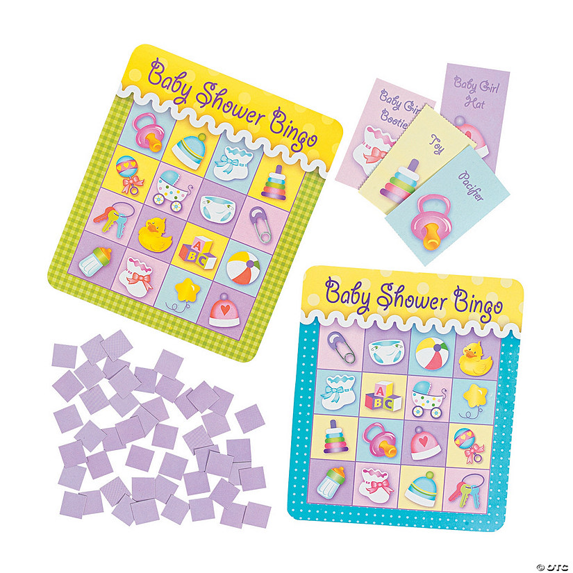 Baby Shower Bingo Game - 12 Pc. Image