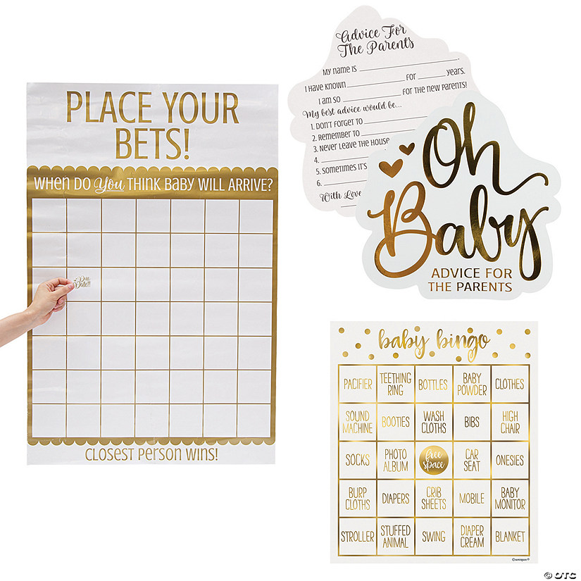 Baby Shower Game Kit for 24 Image