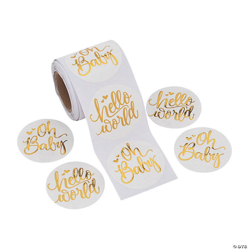 Baby Shower Stickers Oriental Trading