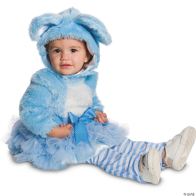 Baby/Toddler Girl&#8217;s Blue Bear Costume Dress Image