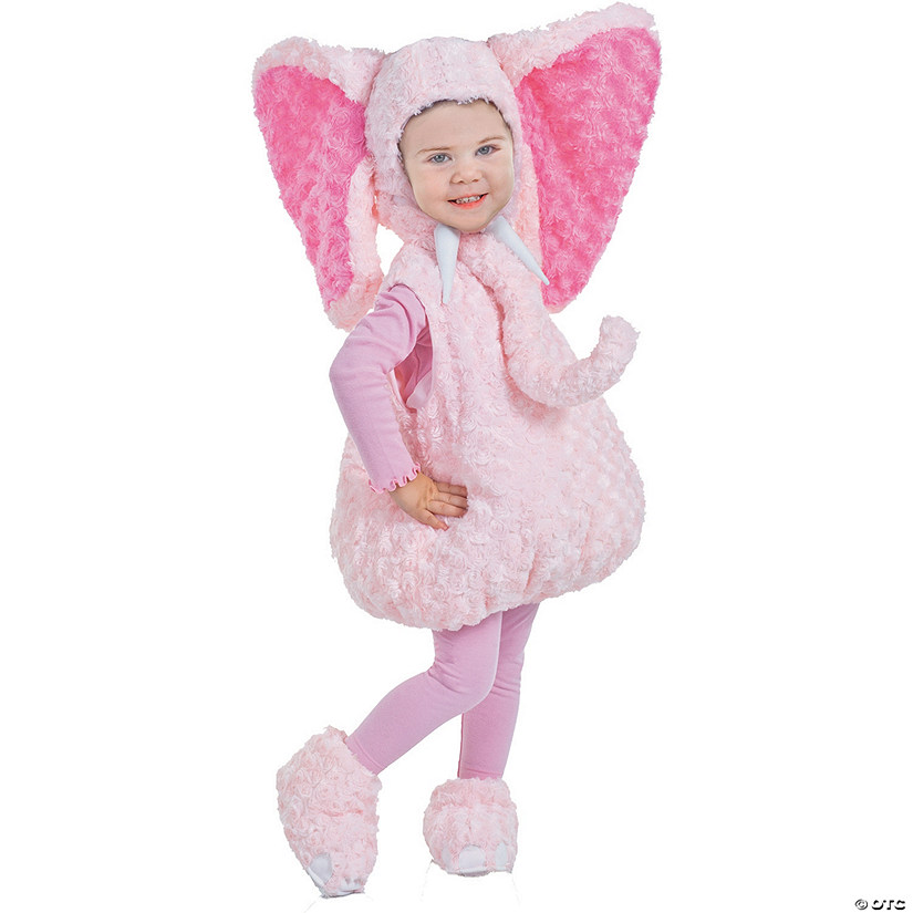 Baby/Toddler Girl&#8217;s Pink Elephant Costume Image