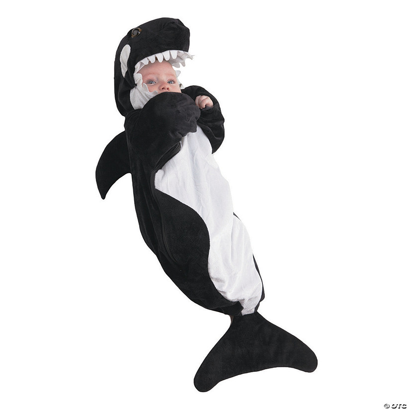 Baby Whale Bunting Costume - 0-6 Months Image