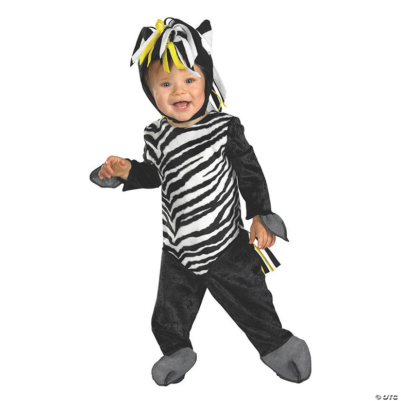 Baby Zany Zebra Costume - 12-18 Months Image